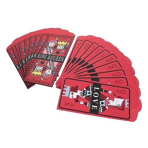 HAPINARY 20 Stück Rote Geldtaschen, Neujahrsgeschenk, Neujahrsumschlag, Pokerkartenmuster, Geldpaket, Rote Umschläge, Bargeldumschläge, Umschlag Im Europäischen Stil, Neujahrs Rotpaket HAPINARY 20 Stück Rote Geldtaschen, Neujahrsgeschenk, Neujahrsumschlag, Pokerkartenmuster, Geldpaket, Rote Umschläge, Bargeldumschläge, Umschlag Im Europäischen Stil, Neujahrs Rotpaket von HAPINARY
