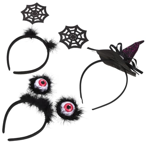 HAPINARY 3st Halloween-stirnband Maskerade-spinnen-stirnband Halloween-cosplay-stirnband Neuartige Haarbänder Kinderkostüm Lustiges Haarband Stirnband Für Spinnenkostüme Haarreifen Stoff von HAPINARY