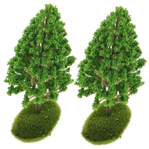 HAPINARY 8 STK Baummodell Mini-Spielzeug Mini-kiefern Zum Basteln Künstlicher Miniaturbaum Flaschenbäume Für Den Garten Baumschmuck Modellbahn Landschaft Grünes Mini-randbaum Plastik von HAPINARY