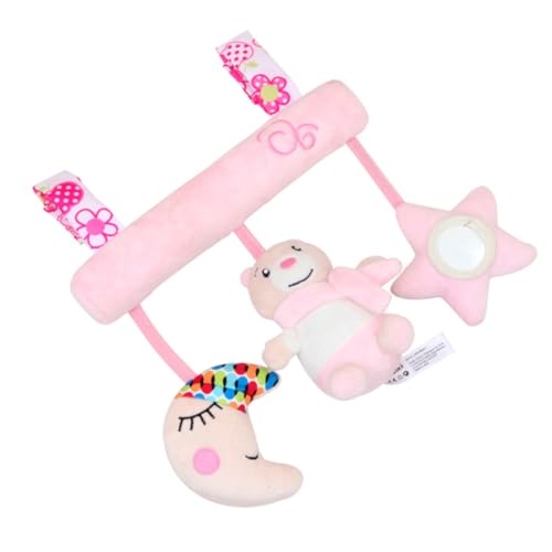 HAPINARY Bett hängen für kinderspielzeug toys kauspielzeug stuffed soft toys babybrause Autositz-Babyspielzeug Kinderwagenspielzeug Plüsch Rosa von HAPINARY