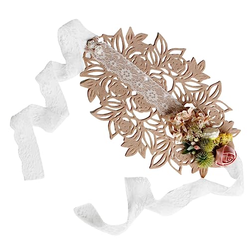 HAPINARY Blumen Mädchen Hut Cosplay-haar-accessoire Spitzenstirnband Lolita Cosplay Haarschmuck Lolita-spitzen-stirnband Lolita-kopfschmuck Aus Spitze Haarband Lolita-kostüm Stoff von HAPINARY