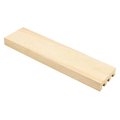 HAPINARY Domino Aufbewahrungsregal Aus Massivholz, DIY Zubehör, Domino Basis Aus Holz, Domino Halter, Präsentationsbasis, Domino Ständer Für Den Schreibtisch, Domino Tabletts Aus Holz, von HAPINARY