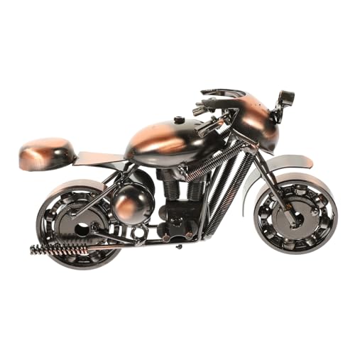 HAPINARY Elektrisches Motocross Modell Mit Motorradfahrer Figur Dekoratives Ornament Für Das Kinderzimmer Ideal Für Jungen Und Mädchen Ab 3 Jahren Bronze Finish von HAPINARY