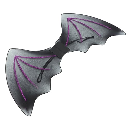 HAPINARY Fledermauskostüm Halloween-Cosplay-flügel Halloweenkostüm Fledermaus-Cosplay-kostüm Halloween-fledermausflügel Halloween-Teufel-zubehör Fledermausflügel Kostüm Siebdruck Violett von HAPINARY