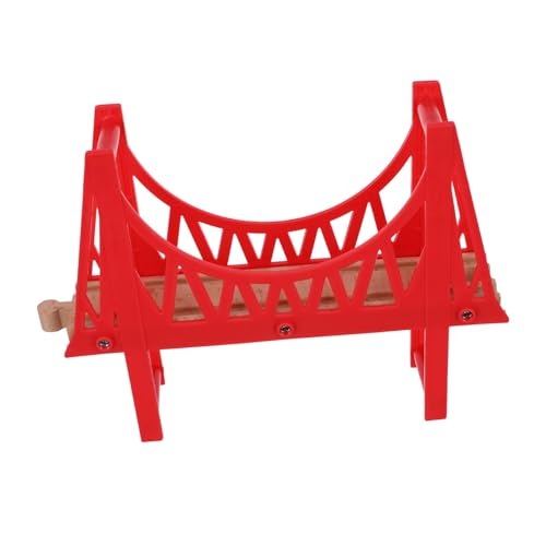 HAPINARY Holzeisenbahn Brücke Zubehör Robustem Holz Abnehmbare Zweistöckige Spielzeugbahn für Kompatibel mit Holzschienen Modell für Jungen und Mädchen HAPINARY Holzeisenbahn Brücke Zubehör Robustem Holz Abnehmbare Zweistöckige Spielzeugbahn für Kompatibel mit Holzschienen Modell für Jungen und Mädchen von HAPINARY