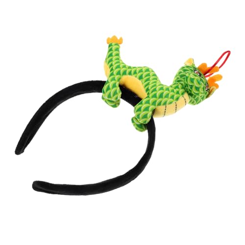 HAPINARY Jahr Des Drachen-stirnbandes Stirnbänder Haarband Neujahrsparty-stirnband Partyzubehör Für Das Neue Jahr Kopfschmuck Party-kopfschmuck Drachen Stirnband Stoff von HAPINARY