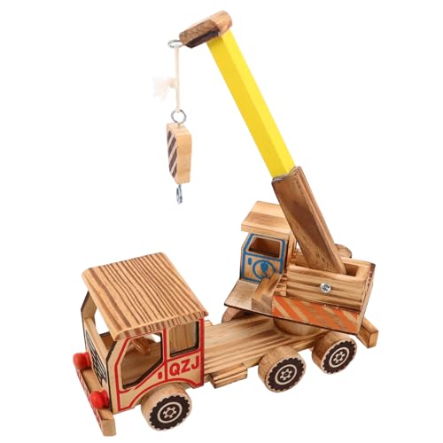 HAPINARY Kids Wooden Crane Truck Modell DIY Handgefertigtes Holzspielzeug Für Junge Mädchen Kranwagen Für Spiel Und Motorische Fähigkeiten Für Lernaktivitäten Zu Hause Schule HAPINARY Kids Wooden Crane Truck Modell DIY Handgefertigtes Holzspielzeug Für Junge Mädchen Kranwagen Für Spiel Und Motorische Fähigkeiten Für Lernaktivitäten Zu Hause Schule von HAPINARY