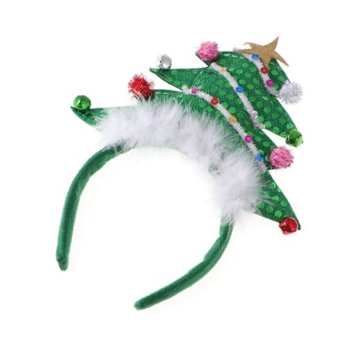 HAPINARY Kreatives Weihnachtsbaum Haar Haar Accessoire Für Mit Glocken Stirnband Ideales Für Festliche Partys Und Weihnachtsfeiern Farbenfroh Und Ansprechend Für Kleine von HAPINARY