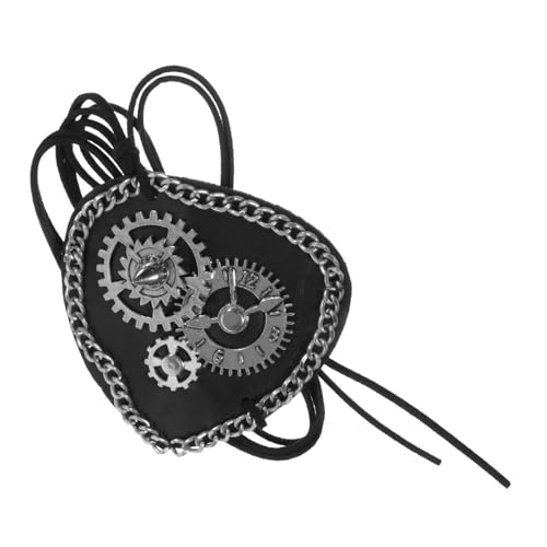 HAPINARY Retro Stil Maske Einäugige Augenklappe Piraten Augenklappe mit Elastischem Band für Cosplay Karneval Halloween Party Erwachsene HAPINARY Retro Stil Maske Einäugige Augenklappe Piraten Augenklappe mit Elastischem Band für Cosplay Karneval Halloween Party Erwachsene von HAPINARY