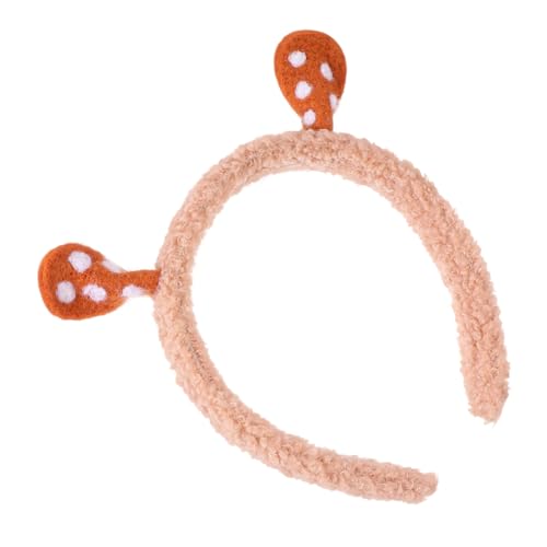 HAPINARY Stirnband Make-up-stirnbänder Für Frauen Weihnachtsstirnbänder Groß Schleifenstirnbänder Für Frauen Weihnachtshaarband Schleifenstirnbänder Für Babymädchen Geweihhaar Brown Stoff von HAPINARY