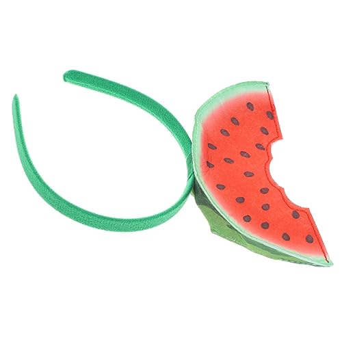 HAPINARY Stirnband Wassermelone Fruchthut Geburtstags-stirnband Tropisches Stirnband Sommer-headbopper Frohes Neues Jahr Stirnbänder Fruchthaarband Dekorationen Dreidimensional Eltern-kind von HAPINARY