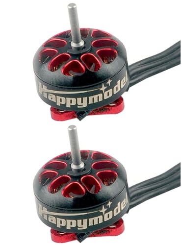 Happymodel Mobula6 HD Motor EX0802 14000KV/19000KV/25000KV 1-2S bürstenloser Motor für 1,0 mm RC FPV Racing Freestyle Mobula6 HD Tinywhoop Drohnen (CCW 25000KV) von HAPPYMODEL