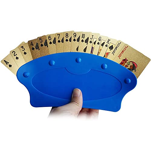 Spielkarten-Ständer, Spielkartenhalter für Senioren, Erwachsene und Kinder, freihändig, für Pokerkarten, Canasta 1 Pack von HARPIMER