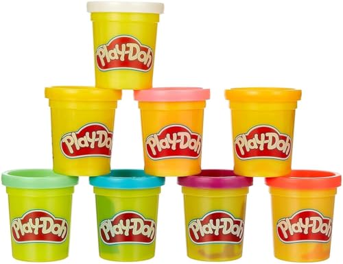 PlayDoh E5044EU4 8er Pack, Knete in Regenbogen Farben, für fantasievolles und kreatives Spielen, bunt von Play-Doh