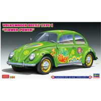 HASEGAWA 620488 1:24 Volkswagen Käfer Typ 1, Flower Power von HASEGAWA