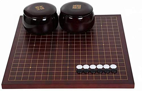 Gelegenheitsspiele Wohnaccessoires Schachspiel Boutique Bamboo Doppelseitiger Bambus-Schachtopf (A) von HAVVMK