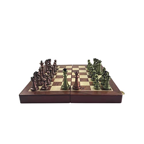 Internationales Schachspiel, Metallschach, Schachbrett, Unterhaltungstischspiel, internationale Schachfiguren von HAVVMK