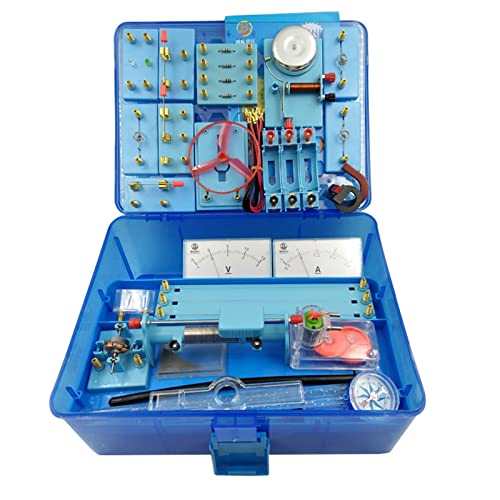 Physik-Experimentierkasten für die Mittelstufe, Elektromagnetischer Experimentierkasten, Komplettset mit Experimentierausrüstung für die Schaltungsphysik von HAVVMK