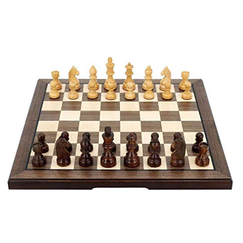 Schach Schach Weihnachten Geburtstag Premium Geschenke Massivholzbrett Hochwertiges professionelles Schachspiel-Set Schachspiel von HAVVMK