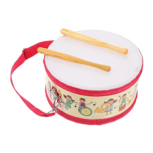 1 Satz Kinder Snare Drum Spielzeug Musikinstrumente Musiktrommel Für Kinder Doppelseitige Trommel Doppelseitige Trommel Klassenzimmer Musikinstrument Spielen Handtrommel HAWILLOSCH von HAWILLOSCH