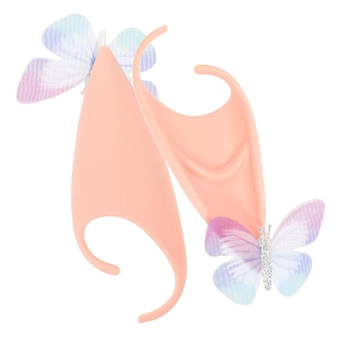 HAWILLOSCH 1 Paar Elfenohren Dekorative Feenohren Verkleide Feenohren Cosplay-ohren Feenohren Für Party Feenohren Prop Feenohren Für Cosplay Fee Zubehör Halloween-party Elfenohr Polyester von HAWILLOSCH