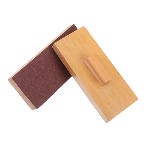 HAWILLOSCH 1 Paar Holz Resonanzbrett Für Kinder Sandblock Sandblock Instrument Kinder Percussion Spielzeug Percussion Instrument Spielzeug Sandspielzeug Für Kinder Musikinstrument von HAWILLOSCH