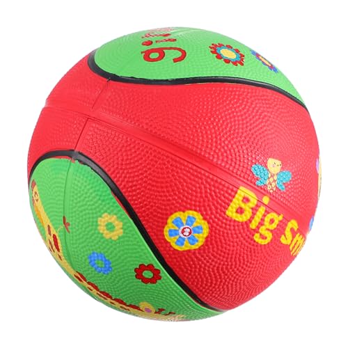 HAWILLOSCH 1 STK der Ball Outdoor-Spielzeug für Kleinkinder Basketballkörbe im Freien Outdoor-Spielzeug für Babys kinderball Kinder Sport Cartoon-Gummiball lustiges Ballspielzeug Green von HAWILLOSCH