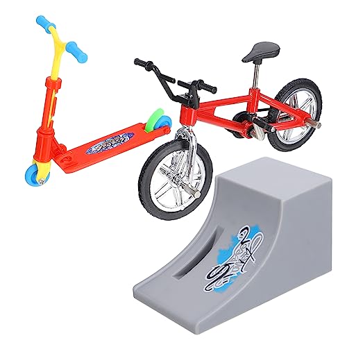 HAWILLOSCH 1 Satz Fingerrad Mini-Scooter Lernspielzeug Für Kinder Fingerscooter Neuheit Fingerspielzeug Freizeit Schreibtischspiel Spielzeug Fahrrad Kidcraft-spielset Aluminiumlegierung Rot von HAWILLOSCH