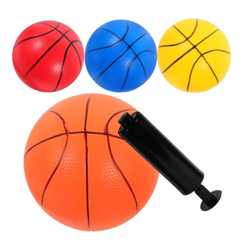 HAWILLOSCH 1 Satz Mini-Basketball für Kinder Sport-Basketball Sportspiel Basketball aufblasbarer Wasserball Spielzeug für Kinder kinderspielzeug Spielplatzbälle Ball Spielen PVC von HAWILLOSCH