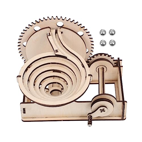 HAWILLOSCH 1 Satz Puzzle-Spielzeug Aus Holz 3D-laufpuzzle Kognitives Spielzeug Laufen Perlenlabyrinth Spielzeug Murmelbahn-Puzzle Hölzernes Marmorpuzzle Laufpuzzle Aus Holz Eisen von HAWILLOSCH