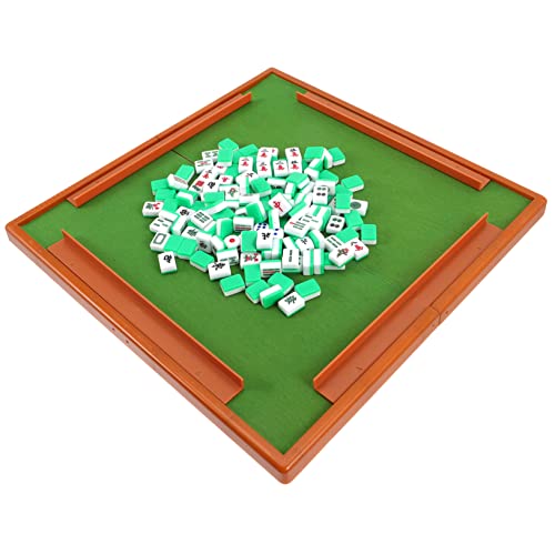 HAWILLOSCH 1 Satz Reise Freizeit Mahjong Reise-Mahjong Spielzeug für die Reise Tischspiel Mahjong Requisiten majiang Kollege famaliguy Requisiten für Reisetischspiele kleines Mahjong-Kit Abs von HAWILLOSCH