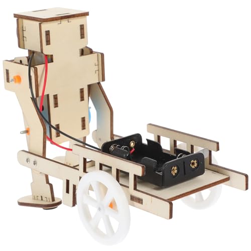 HAWILLOSCH DIY Roboterbausatz Für Intelligentes Holzspielzeug Selbstmontage Puller Roboter Wissenschaftsprojekt Set Kreatives Handwerk Für Junge Erfinder 1 Set von HAWILLOSCH