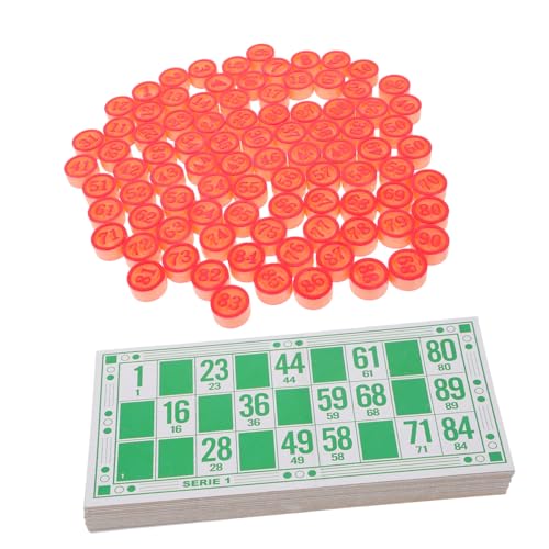 HAWILLOSCH 1 Set Bingo Schach Leere Bingo Zahlen Bingo Karten Bingo Zahlen Schach Bingo Brett Haushalts Bingo Karten Bingo Spiel Zahlenkarten Bingo Zahlenkarten Und Schach Lustige von HAWILLOSCH