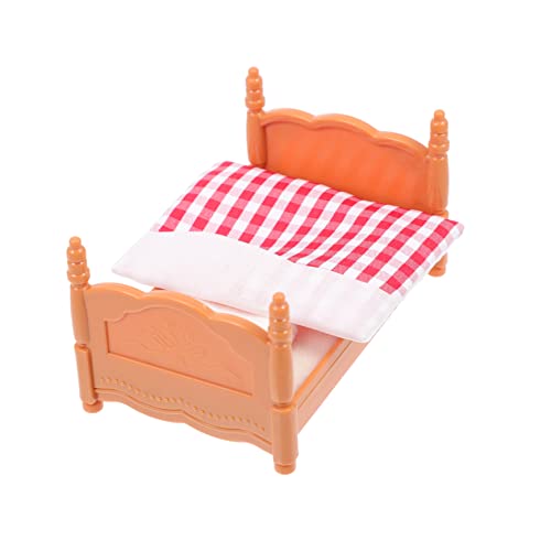 HAWILLOSCH 1 Set DIY Mini Möbelset Mit Mini Bett Und Dekoration Für Das Wohnzimmer Puppenhaus Zubehör Für Kreatives Spiel Und Szenenlayout Ideal Für Kinder Und Sammler von HAWILLOSCH