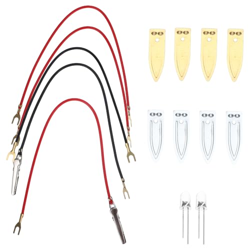 HAWILLOSCH 1 Set Experimentelle Ausrüstung Obstbatterie Elektronische Uhr Lernspielzeug Lernspielzeug Obstbatterie Kit Metall Lernspielzeug von HAWILLOSCH