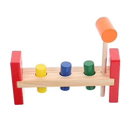 HAWILLOSCH 1 Set Holzhammer Spielzeug Klopfspiel Für Kinder Kognitives Percussion Spielzeug Tischspiel Für Das Spielzimmer Motorik Und Lernspielzeug Bunten Farben von HAWILLOSCH