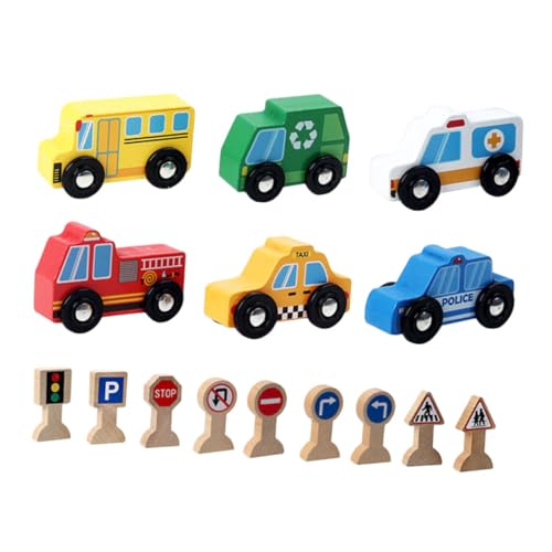 HAWILLOSCH 1 Set Kinder Fahrzeuge Aus Holz Autos Für Kinder Schilder Kleinkind Spielzeug Kinderspielzeug Auto Auto Kinder Spielzeug Automobil Kleinkind Auto Kleinkinder Auto von HAWILLOSCH