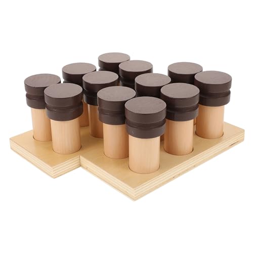 HAWILLOSCH 1 Set Olfaktorischen Eimer Spielzeug Spielzeug Spielzeug Geruch Spielzeug Ausbildung Spielzeug Geruch Sinn Flasche Montessori Spielzeug Ausbildung Spielzeug Kinder Spielzeug Holz von HAWILLOSCH