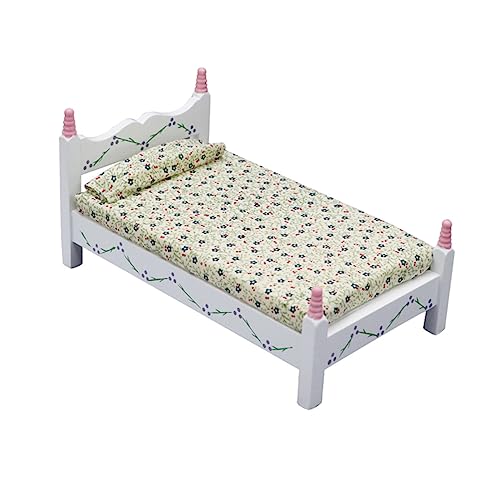 HAWILLOSCH 1 Stück Mini Hausbett Für Kinder Mini Möbelmodell Für Kreative Spielideen Ideales Für Das Kinderzimmer Perfektes Spielzeug Für Jungen Und Mädchen von HAWILLOSCH