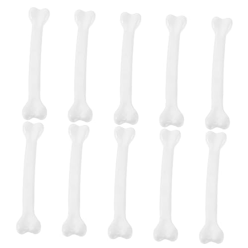 HAWILLOSCH 10 Stück Teiliges Halloween Knochen aus Leichtem Kunststoff Stabile DIY Skelett Anhänger für Halsketten Vielseitige Deko für Party Kostüm und Gruselige Halloween Accessoires HAWILLOSCH 10 Stück Teiliges Halloween Knochen aus Leichtem Kunststoff Stabile DIY Skelett Anhänger für Halsketten Vielseitige Deko für Party Kostüm und Gruselige Halloween Accessoires von HAWILLOSCH