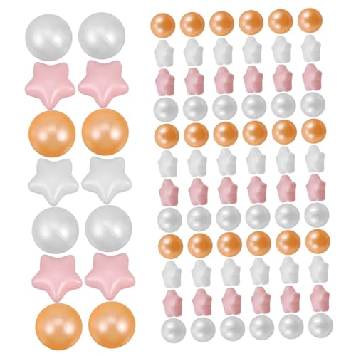 HAWILLOSCH 100St Ballbecken für Kinder Ozeanbälle für Babys weiche Laufstallbälle Bunte Ozeanbälle poolball Spielzeug Ball Pool Spielzeug Ball Pit runder Ozeanball runde Grubenkugeln Eva von HAWILLOSCH