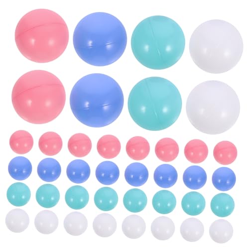 HAWILLOSCH 100St Macaron Ball Bälle für Bällebäder Ballgruben Bälle bruchsichere Bälle Spiel çocuk havuzu jucarii pentru copii Pool Bunte grubenbälle Kunststoffkugeln für Gruben Plastik von HAWILLOSCH