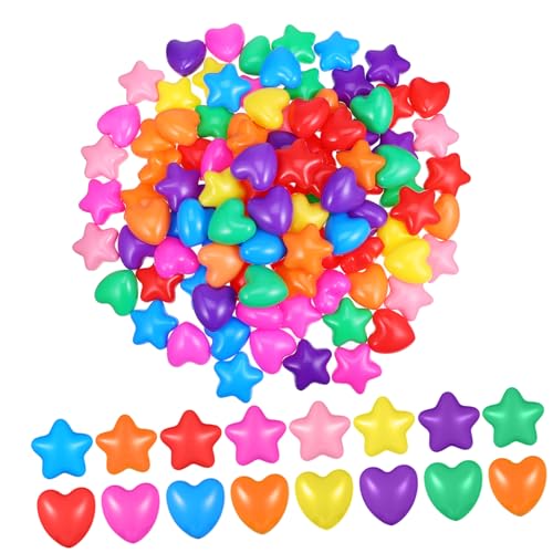 HAWILLOSCH 100st Meeresball Mini-bällebad Bälle Schwimmbälle Zeltgrubenbälle Spielen Bunte Schwimmspielzeuge Pädagogische Spielbälle Bällebad Bälle Kinder Star Bällebad Bälle Pools Plastik von HAWILLOSCH