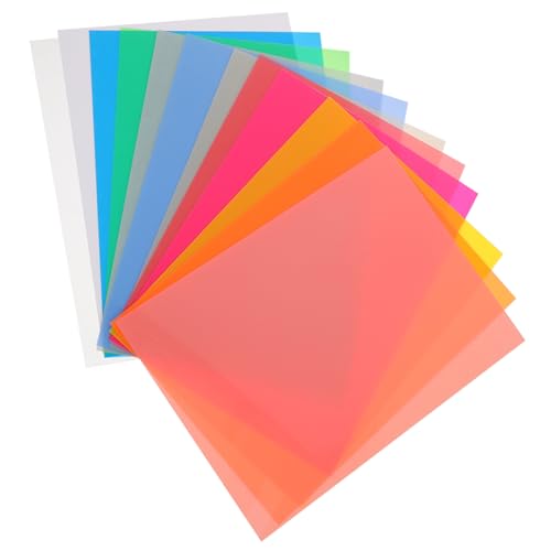 HAWILLOSCH 12 Blatt Schrumpfpapier Schrumpffolien Papier DIY-versorgung Zeichnungsangebot Schrumpfmaterial Selber Machen Schneidbare Schrumpfmaterialien DIY-Material DIY- Bops von HAWILLOSCH