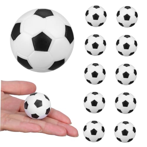 HAWILLOSCH 12 STK Tischfussball Ersatz Für Kickertischzubehör Freizeitball Klein Fußballzubehör Zubehör Für Tischspiele Tischkicker Ersatz Zubehör Für Kickerspiele Desktop-fußball Abs von HAWILLOSCH