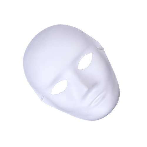 HAWILLOSCH 15 Stück Halloween Kostüme Zum Selbermachen Blanko Malmasken Für Männer Ideal Für Hip Hop Tanz Cosplay Maskerade Und Grusel Partys Kreative Faschingsmasken Zum Ausmalen von HAWILLOSCH