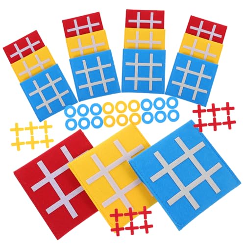 HAWILLOSCH 15 Stück Mini Schachbrett Mit Neun Quadraten Aus Schaumstoff Tictactoe Spiel Klassisches Brettspiel Kinder Tictactoe Spiel Tictactoe Familienspiel Pädagogisches Brettspiel von HAWILLOSCH