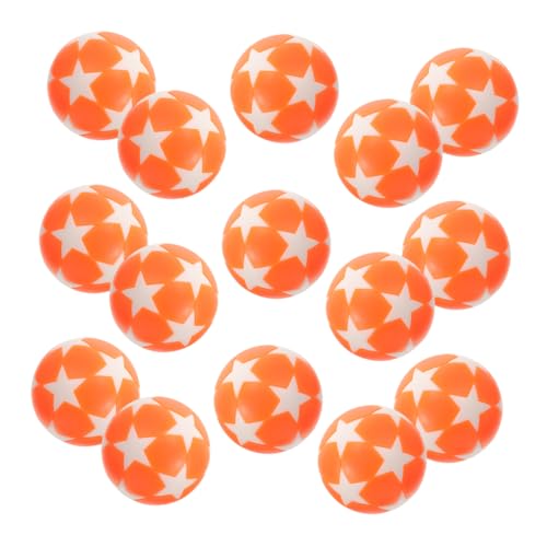 HAWILLOSCH 15St Kicker Zubehör tischfußball plastikball Spielzeug Fussball Kleine Fußball für Tischspiel Table Soccer Plastik Ball Fußball Ball Schreibtisch-Fußbälle Tischkicker Ersatz Orange von HAWILLOSCH