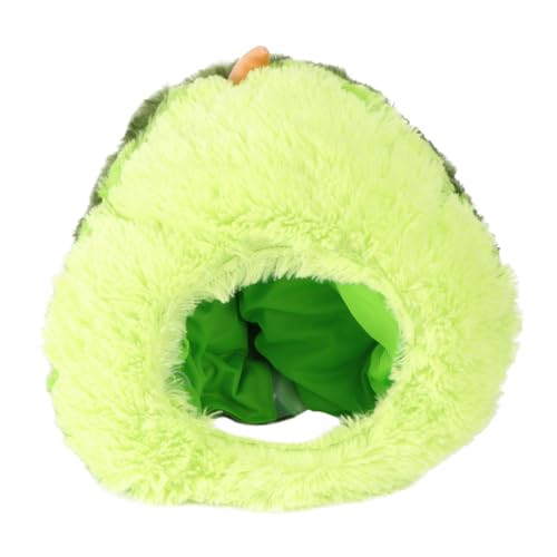 HAWILLOSCH 1Stk Avocado-Kopfbedeckung Plüsch-Deko-Hüte weiche Avocado ca Papagei plüschhut aqua tint halloween deko Lustige Kopfbedeckung Party-Kopfbedeckung Plüsch und pp Baumwolle Green von HAWILLOSCH