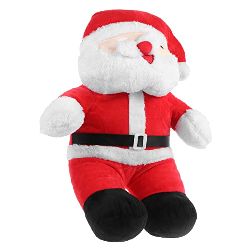 HAWILLOSCH 1Stk Weihnachtspuppe Weihnachtsstrumpffüller Kinder dekor Weihnachtliche Plüschdekoration weihnachtsmann Spielzeug Santa Claus Decoration Weihnachtsdekorationen Plüschpuppe rot von HAWILLOSCH